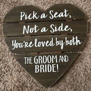 Wedding sign